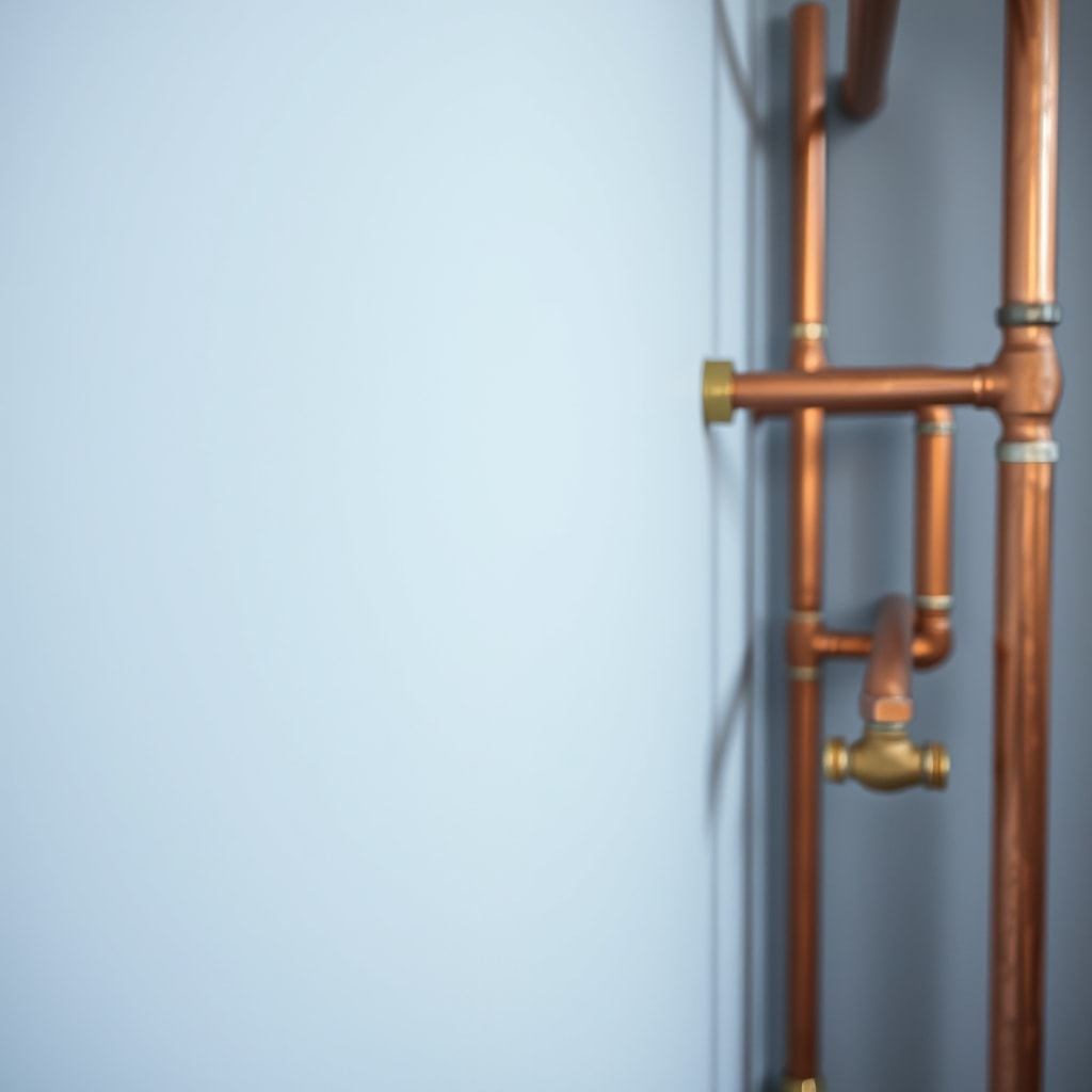 Raccords et tubes en cuivre brasés avec soin