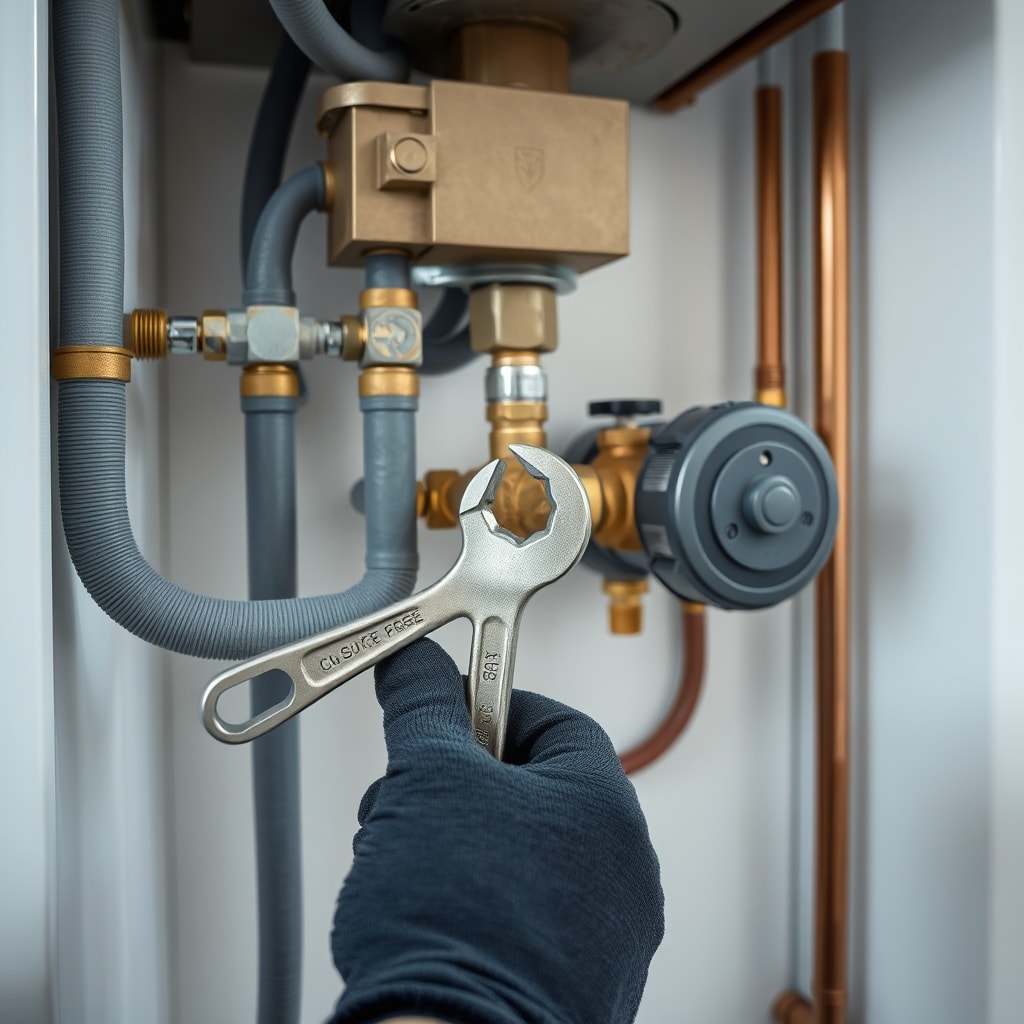 Raccordement hydraulique d'un module intérieur de pompe à chaleur